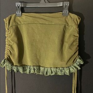 Jezebel Olive Green Skirt